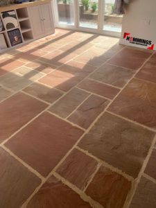 Hemmings Floor Restoration - Indian Sandstone Restoration