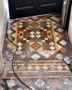 Hemmings Floor Restoration - Minton:Victorian Tiles Restoration