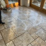 Hemmings Floor Restoration - Travertine Floor Mid Deep Clean