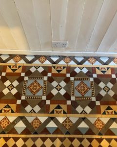 Hemmings Floor Restoration - Victorain Tiled Hallway