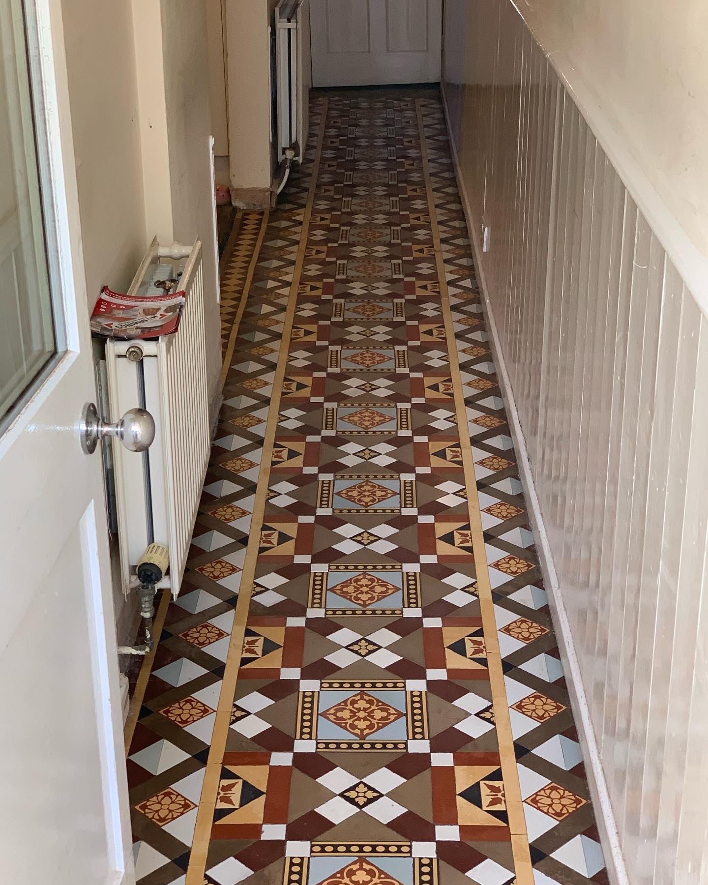 Hemmings Floor Restoration - Victorian Tiled Hallway Cleaned and Sealed