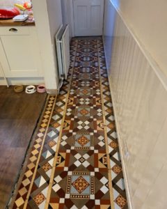 Hemmings Floor Restoration - Victorian Tiled Hallway Restoration