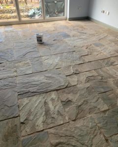 Hemmings Floor Restoration - Basalt:Sandstone Floor