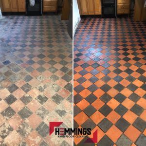 Hemmings Floor Restoration - Quarry Tiles Deep Clean and Seal