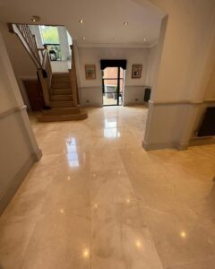 Hemmings Floor Restoration - marble floor polished